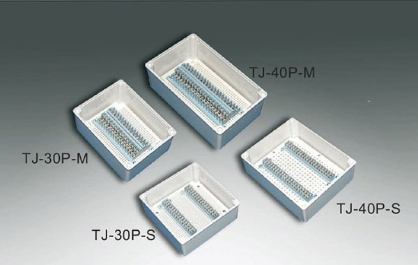 กล่องเทอร์มินอล TJ-30P-S , TJ-30P-M , TJ-40P-S , TJ-40P-M (Terminal Box TJ-30P-S , TJ-30P-M , TJ-40P-S , TJ-40P-M) กล่องเทอร์มินอล TJ-30P-S , TJ-30P-M , TJ-40P-S , TJ-40P-M (Terminal Box TJ-30P-S , TJ-30P-M , TJ-40P-S , TJ-40P-M)