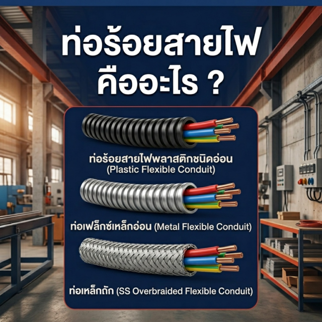 ท่อร้อยสายไฟ คืออะไร